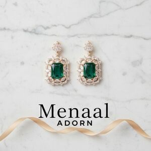 Verdant Majesty | Fashion Dangle Earrings